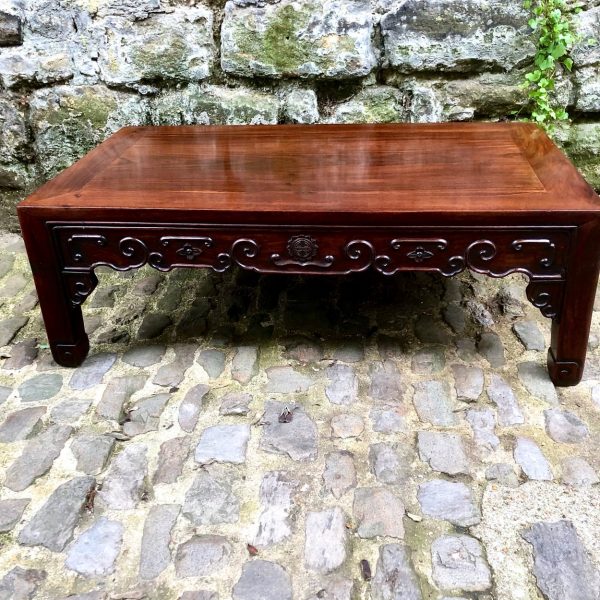 A 19th Century Chinese Rosewood Low Table Or Coffee Table