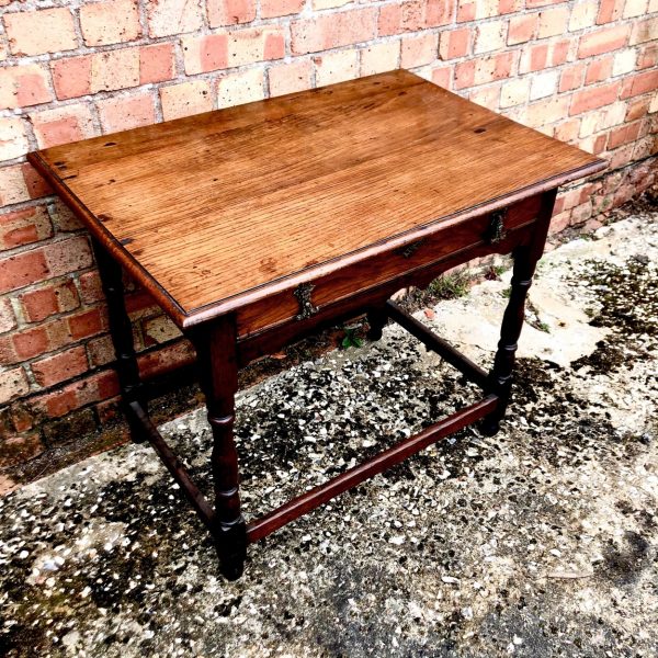 A Late Victorian Oak Side Table