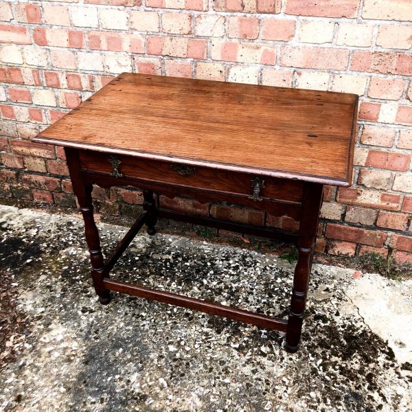 A Late Victorian Oak Side Table