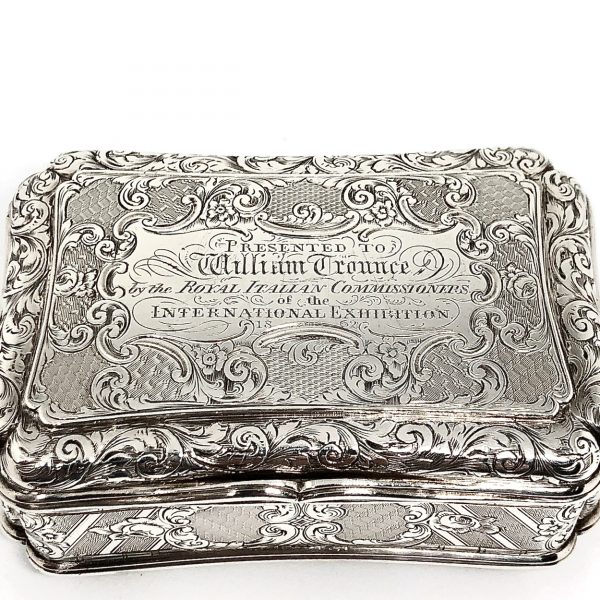 A Fine Early Victorian Silver Presentation Snuffbox