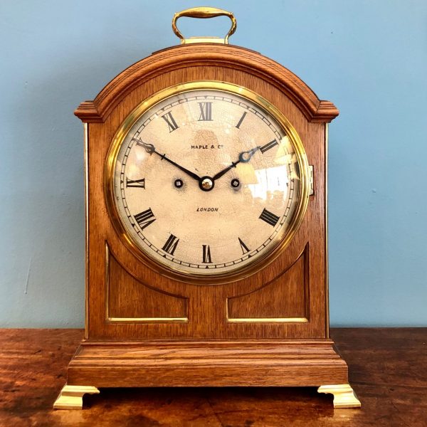 A Fine Late 19th Century Bracket Clock By Maples