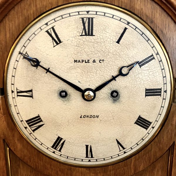 A Fine Late 19th Century Bracket Clock By Maples