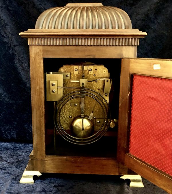 A Fine Victorian Mahogany Bracket Clock By J W Benson