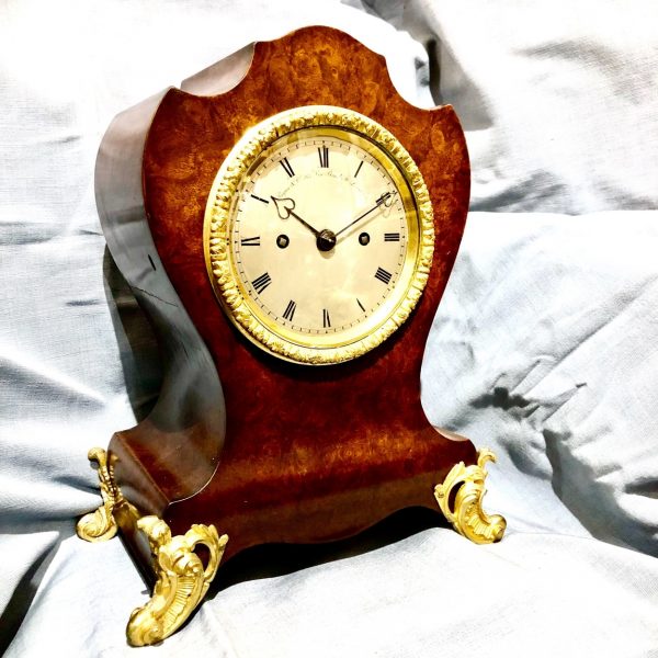 A Fine William IV Walnut Bracket Clock By Payne & Co