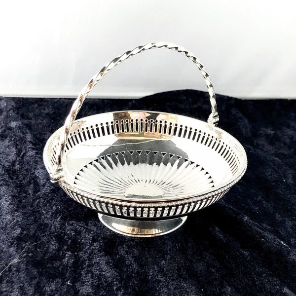 A George III Silver Sweetmeat Basket Circa 1780