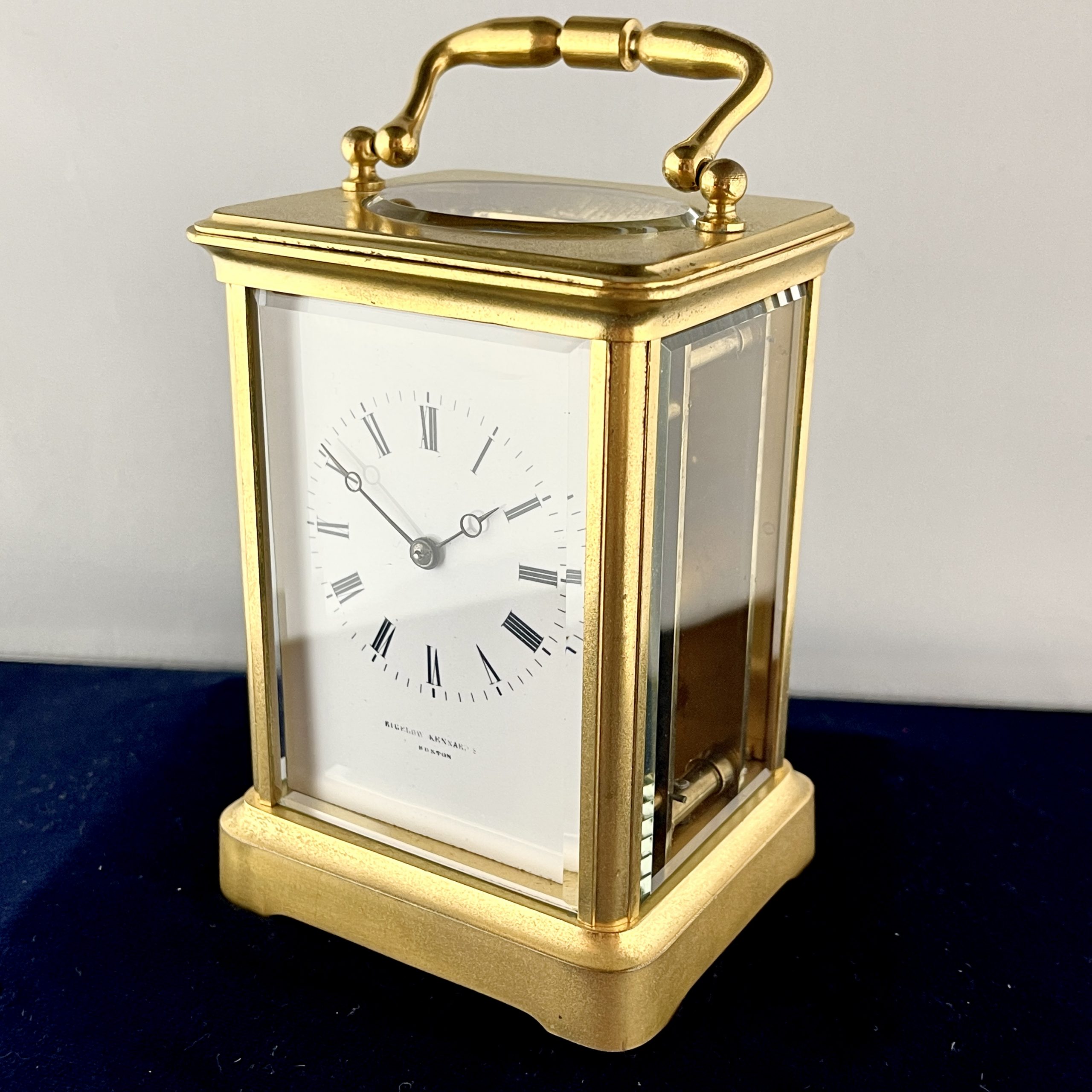A Late 19th Century Bigelow Kennard Carriage Clock - Chequers Antiques