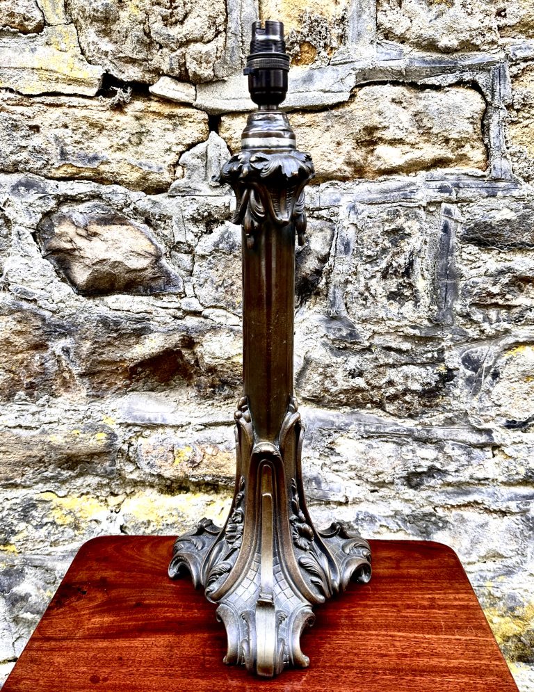 Art Nouveau Bronze Lamp