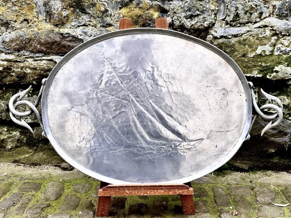 Early 20th Century Aluminium Tray