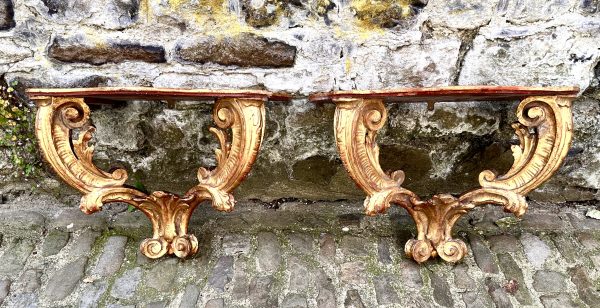 Italian Giltwood Console Tables